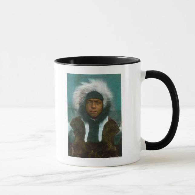 Taza Eskimo Boy llamado "Menadelook" (Derecha)