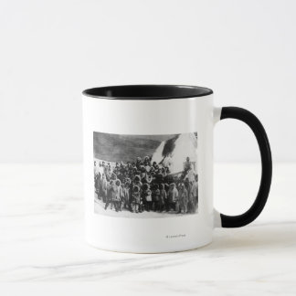 Taza Eskimo School Children en Alaska Fotografía