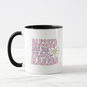 Taza Eslogan de Daisy and Peace Makers