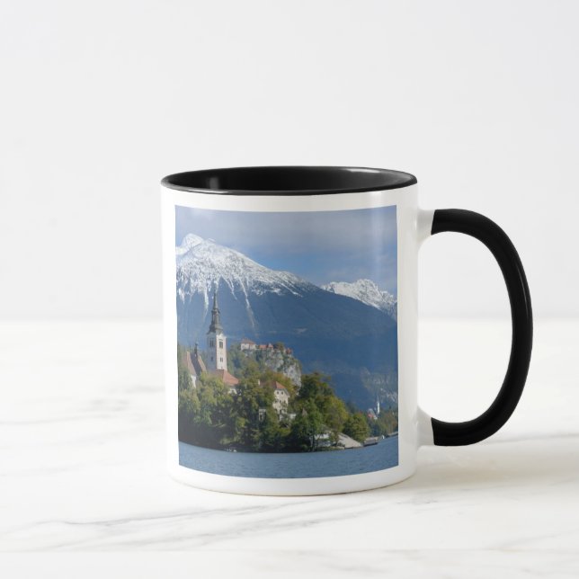 Taza Eslovenia, Bled, Lago de Bled, Isla de Bled, Bled (Derecha)