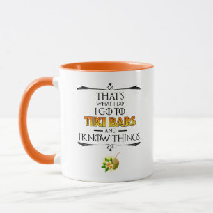 Taza Eso es lo que hago - Voy a bares Tiki