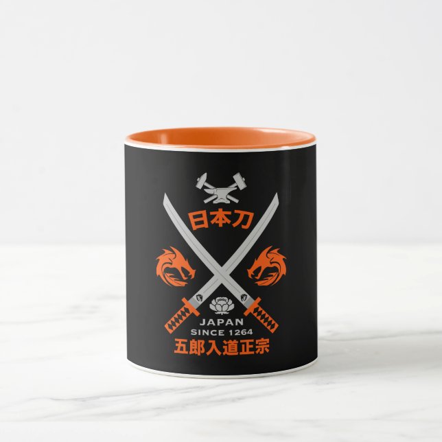 Taza Espada Katana japonesa (Centro)