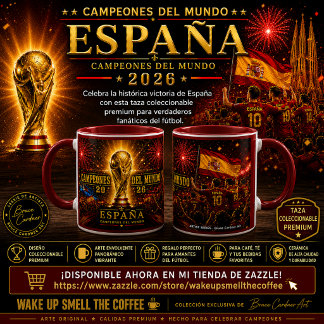 Taza España Campeones del Mundo 2026