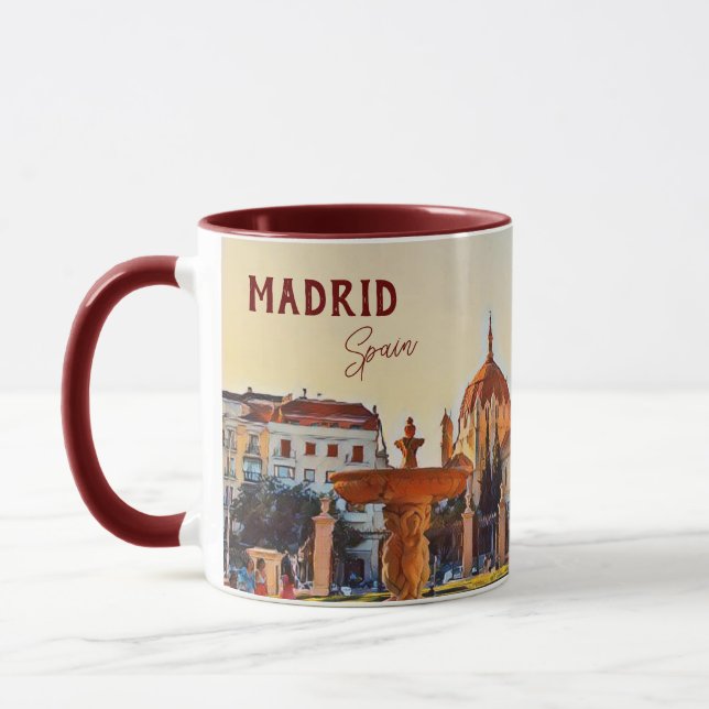 Taza España de Madrid Sueños de viaje (Izquierda)