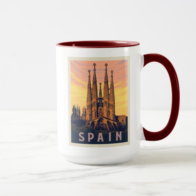 Taza España | Sagrada Familia (Derecha)