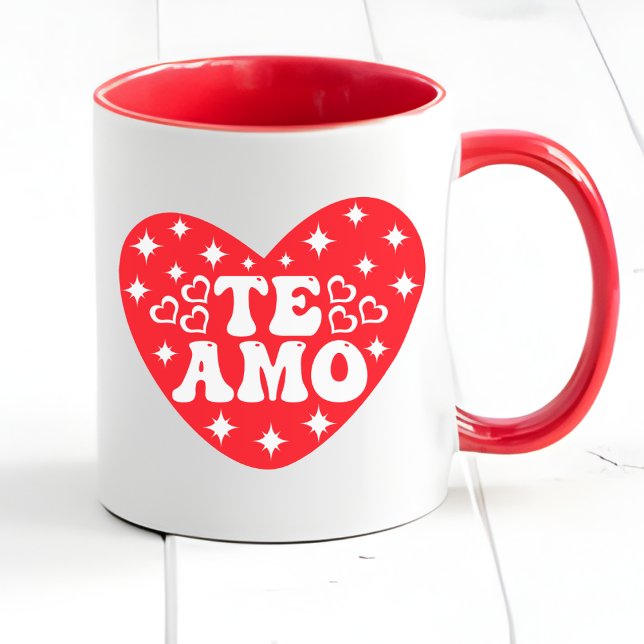Taza Español Te Amo Te Amo El El día de San Valentín Ro (Subido por el creador)