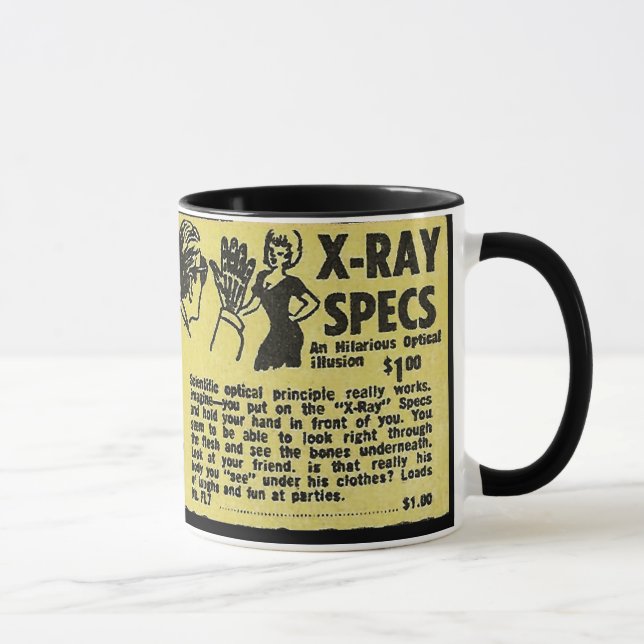 Taza ¡Espec. de la radiografía! Vea a través la ropa (Derecha)
