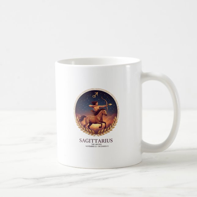 TAZA ESPECIAL DE CAFÉ SAGITARIO (Derecha)
