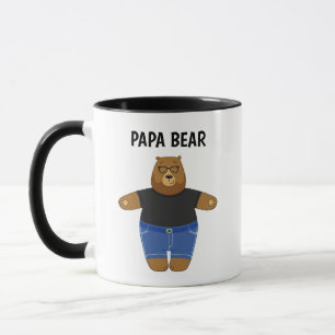Taza Especial Día del Padre Oso Papá Adorable