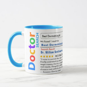 Taza Especialista en dermatología divertido personaliza