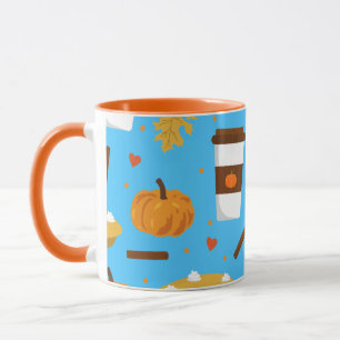 Taza especias de calabaza de amor
