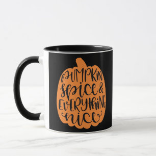 Taza Especias De Calabaza Y Todo Está Bien - Temporada