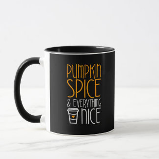 Taza Especias De Calabaza Y Todo Lo Bonito De La Tempor