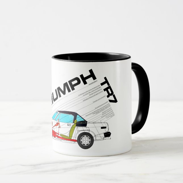 Taza Especificación del cabezal de triunfo TR7  (Anverso derecho)