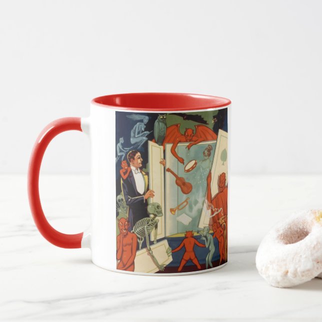 Taza Espectáculo de Magia del Mago Antiguo Carter el Gr (Con donut)