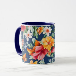 Taza Espectáculo floral brillante de verano en Italia