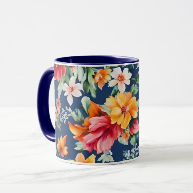 Taza Espectáculo floral brillante de verano en Italia (Anverso izquierdo)