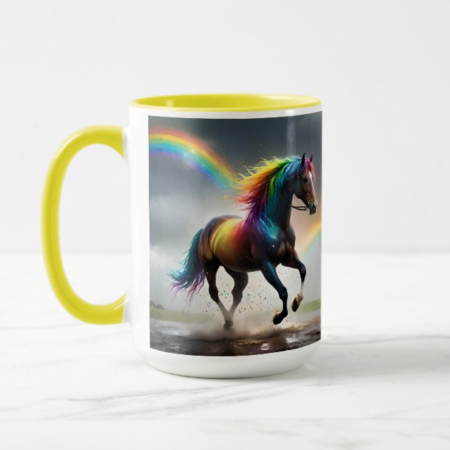 Taza Espectro de gracia: Caballo arcoiris bajo las arco (Izquierda)
