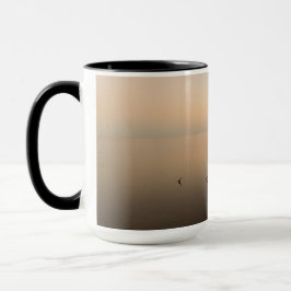 Taza Espejo de Florida Amanecer Natural del Océano Foto