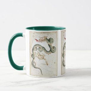 Taza Espejo de Urania, Mapa Celeste de Astronomía Antig