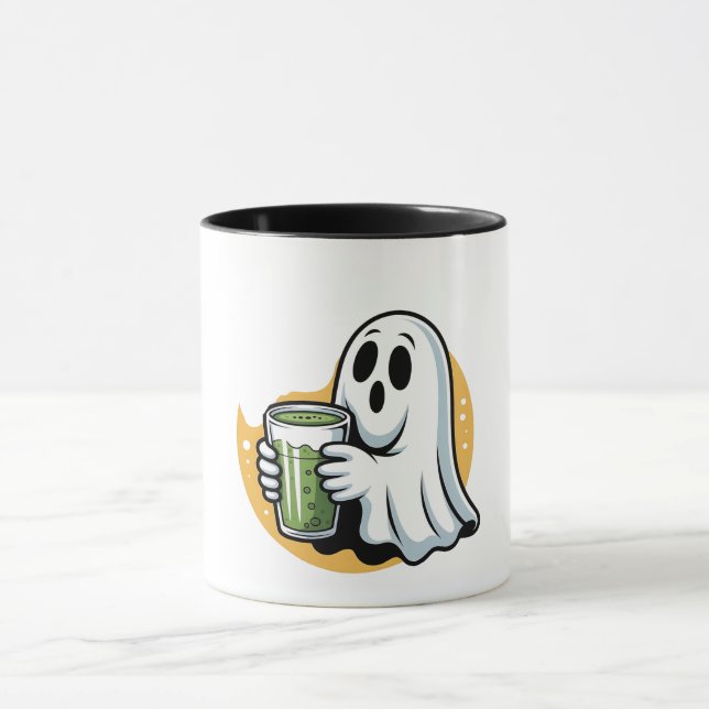 Taza Espeluznante Beber Matcha Halloween (Centro)