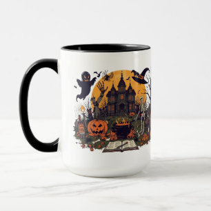 Taza Espeluznante diseño de vintage de Halloween - Fant