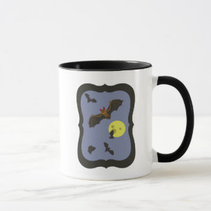 Taza Espeluznantes murciélagos de Halloween