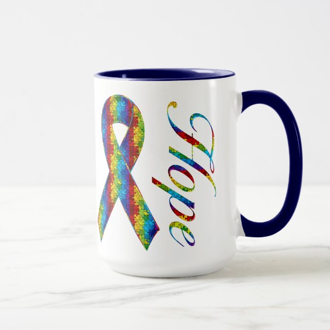 Taza ESPERANZA Autismo Ringer Mug (Derecha)