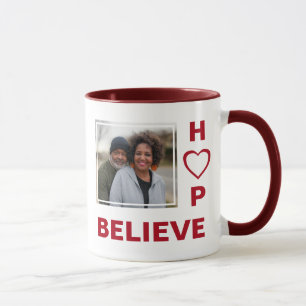 Taza ESPERANZA DE AMOR cristiano CREER parejas de fotos