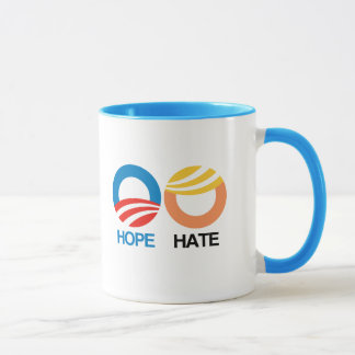 Taza ESPERANZA (Obama) vs. ODIO (Trump)