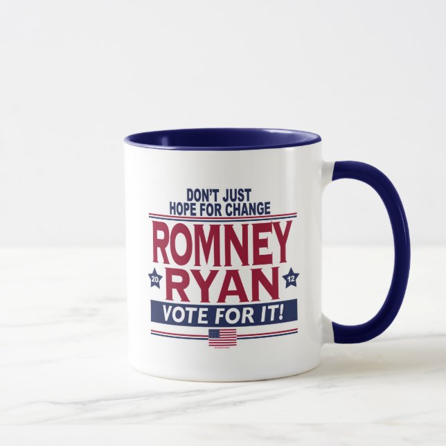 Taza Esperanza real 2012 de Romney Ryan (Derecha)