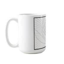 Taza espiral de levantamiento de Deosil Fibonacci