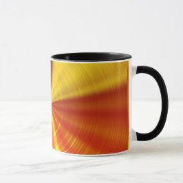 Taza Espiral dorada metálica