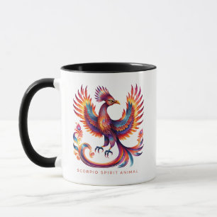 Taza Espíritu Animal Escorpio Phenix Alebrije Masculino