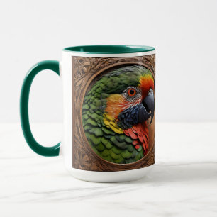 Taza Espíritu Australiano: Un Lorikeet Encaramado En Ma