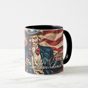 Taza Espíritu de Libertad en Rojo, Blanco y Azul