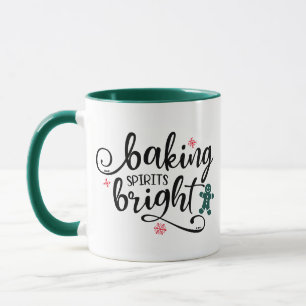 Taza Espíritus de hormigón brillante   Navidades Holida