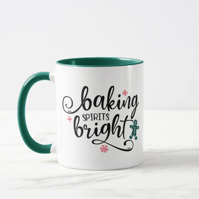Taza Espíritus de hormigón brillante | Navidades Holida (Izquierda)