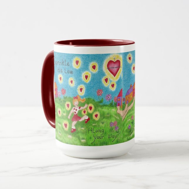 Taza Espolvorea su amor a tu manera (Anverso izquierdo)