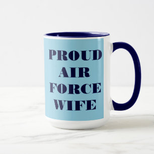 Taza Esposa de la Fuerza Aérea Mug Orgullosa