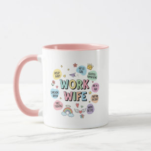 Taza esposa en el trabajo, Taza mejor amiga en el 