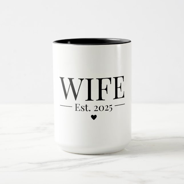 Taza Esposa Establecida 2025 (Centro)
