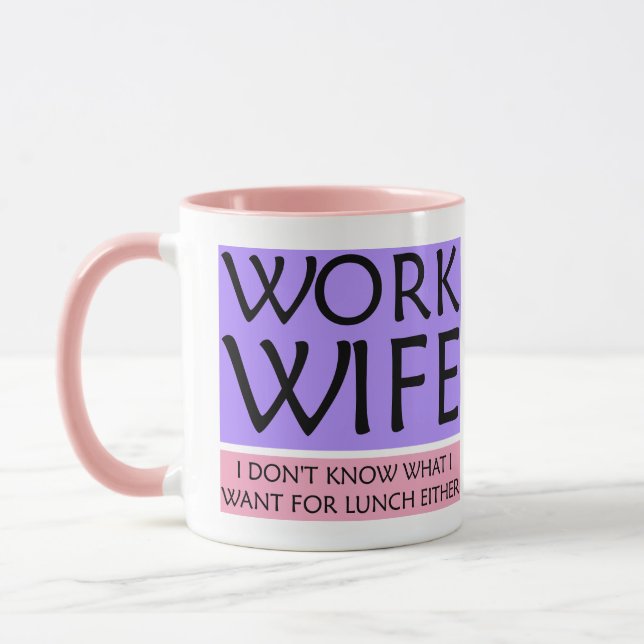 Taza Esposa laboral Mug (Izquierda)
