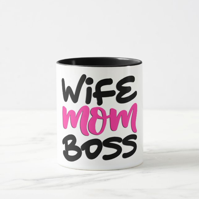 Taza Esposa Mamá Boss Mug (Centro)