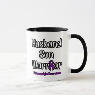 Taza Esposo hijo guerrero... Fibro