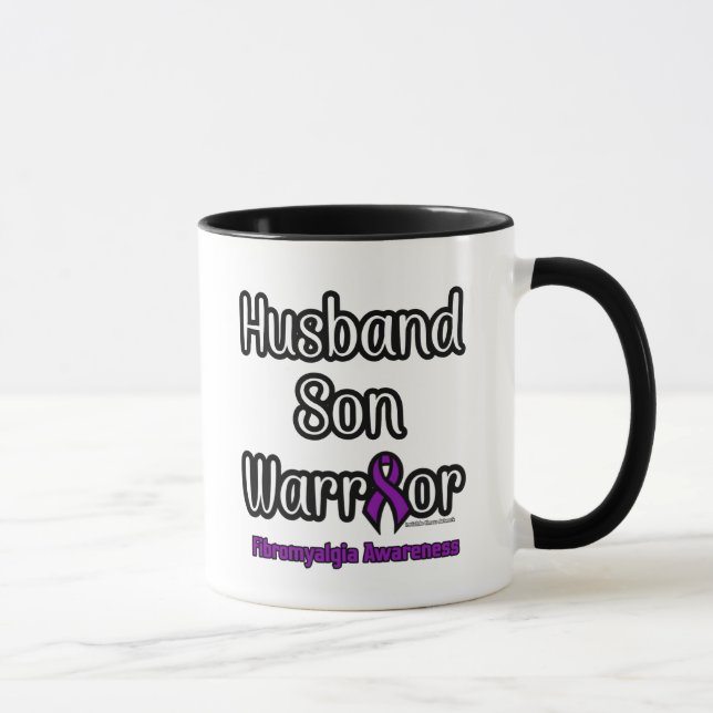 Taza Esposo hijo guerrero... Fibro (Derecha)