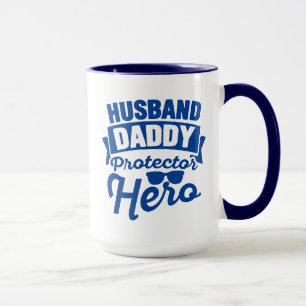 Taza Esposo. Papá. Protector. Héroe.