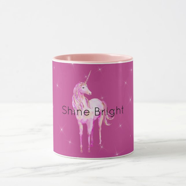 Taza Espuma de unicornio de oro rosa (Centro)