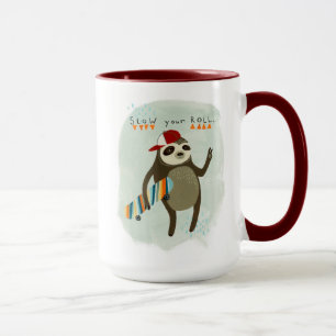 Taza Espuma Hipster  Lenta tu rodillo