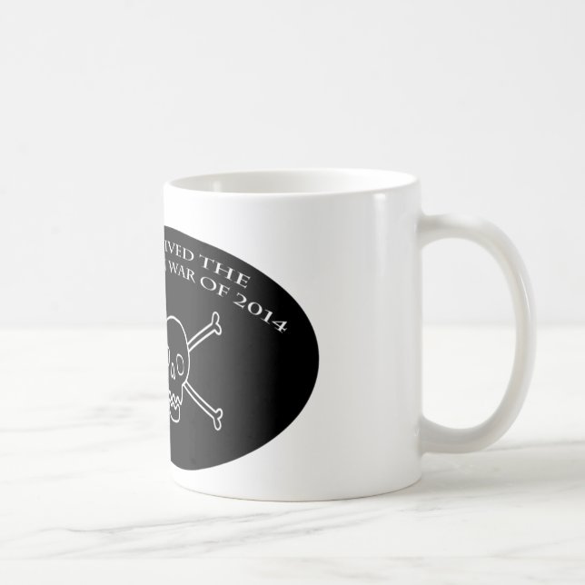 Taza esquelética de la guerra (Derecha)